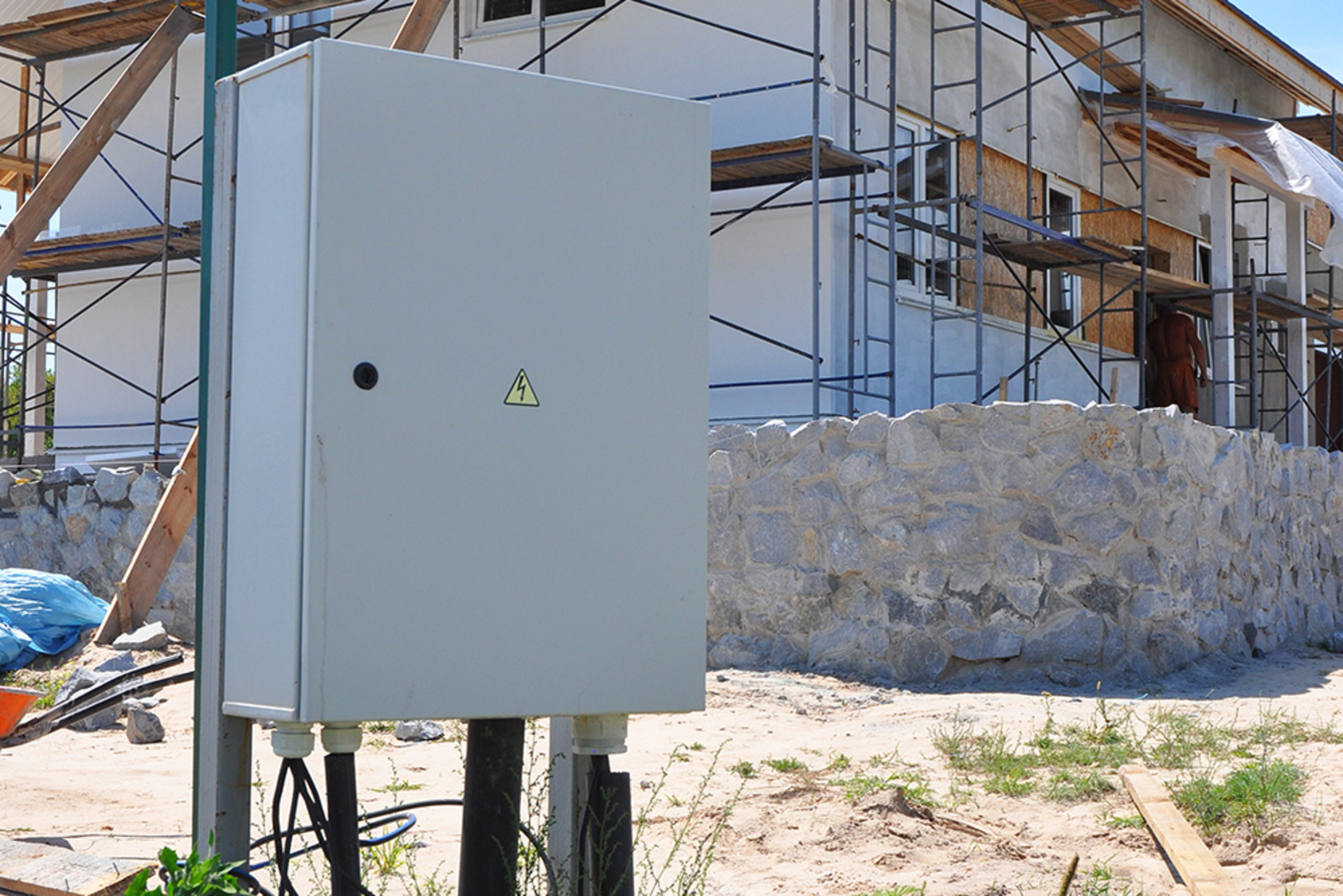 Baustrom bei Elektro Pfisterer in Laaber