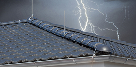 Äußerer Blitzschutz bei Elektro Pfisterer in Laaber